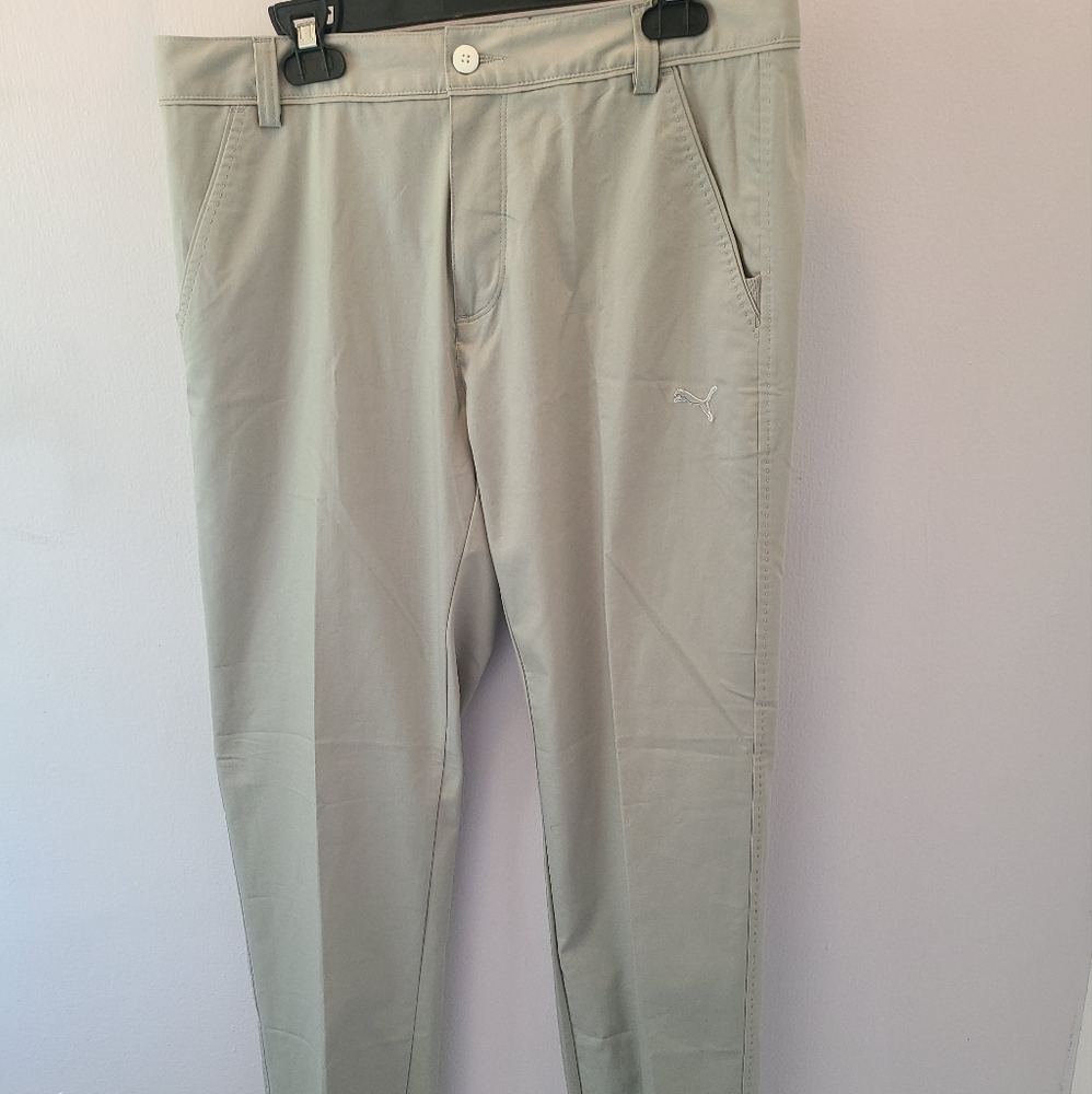 Puma Men's chino Golf Pants Stretch Light Grey 32x32